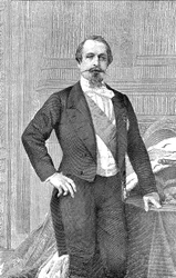 Portræt af kejser Napoleon III af Frankrig 1808-1873