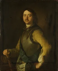 Portræt af kejser Peter I den Store 1672-1725, begyndelsen af det 18. århundrede.