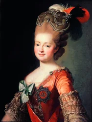 Portræt af kejserinde Maria Feodorovna, slutningen af det 18. eller begyndelsen af det 19. århundrede