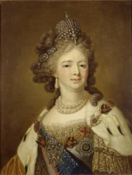 Portræt af kejserinde Maria Feodorovna