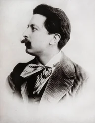 Portræt af Enrique Granados (1867-1916), spansk komponist og pianist. Fotografi.