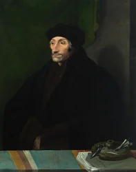 Portræt af Erasmus af Rotterdam 1467-1536, 1500-tallet.