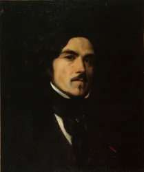 Portræt af Eugène Delacroix 1798-1863, ca. 1840.