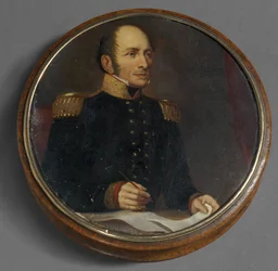 Portræt af feltmarskal grev Mikhail Barklay-de-Tolli 1761-1818, første kvartal af 1800-tallet.
