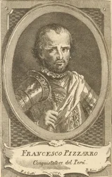 Portræt af Francisco Pizarro, 1778.