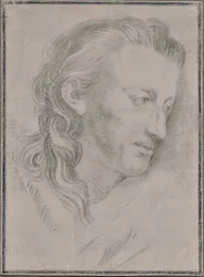 Portræt af Friedrich von Schiller 1759-1805, slutningen af det 18. århundrede.