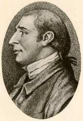 Portræt af Gouverneur Morris med glat hår og nakkepisk, ca. 1780, 1937.