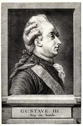 Portræt af Gustav III af Sverige, begyndelsen af det 19. århundrede.