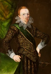 Portræt af Johannes af Sverige 1589-1618, hertug af Östergötland.