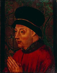 Portræt af kong John I af Portugal 1357-1433, begyndelsen af det 15. århundrede.