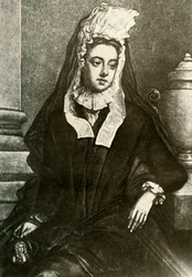 Portræt af Lady Fenwick, der viser sørgende enker, 1695, 1937.