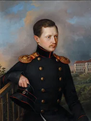 Portræt af Nikolai Semyonovich Korsakov 1819-1889, ca. 1849
