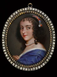 Portræt af Ninon de Lenclos 1620-1705, begyndelsen af det 18. århundrede.