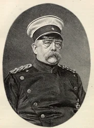 Portræt af Otto von Bismarck 1815-1898.