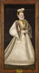 Portræt af Perchta af Rosenberg 1425-1476.