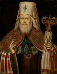 Portræt af Platon II Levshin, Moskvas metropolit 1737-1812, 2. halvdel af det 18. årh.