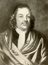 Portræt af Simon Bradstreet, i kjole og kasket, c1640, 1937.