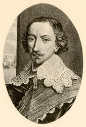 Portrait of Sir John Pennington, in English armour with Vandyke collar, c1610-1630, 1937. 