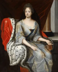 Portræt af Sophia af Pfalz 1630-1714, kurfyrste af Brunswick-Lüneburg, ca 1690