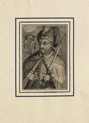 Portræt af Stephen Báthory, konge af Polen, slutningen af det 16. århundrede.
