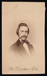 Portræt af Theodore Nicholas Gill 1837-1914, omkring 1860