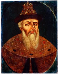 Portræt af zar Ivan IV den Forfærdelige, begyndelsen af det 18. århundrede