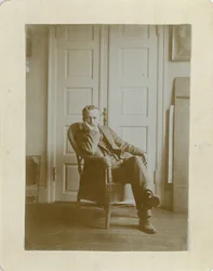 Portrait of Vilhelm Hammershøi 1864-1916.