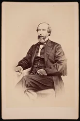 Portræt af Walter Lenox 1817-1874, før 1874.