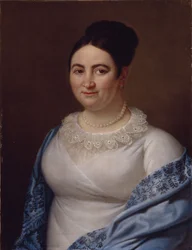 Portræt af en dame, 1855