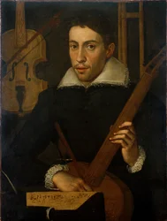 Portræt af en musiker, c1570-1590