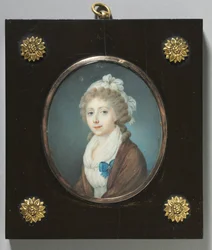 Portræt af en adelskvinde, ca. 1795.