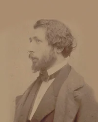 Portræt af pianist og komponist Charles Wehle 1825-1883, ca 1865.