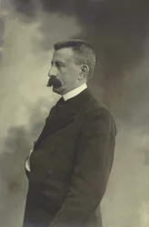 Portræt af pianist og komponist Moritz Moszkowski 1854-1925, ca. 1900.