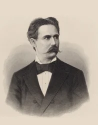 Portræt af pianist og komponist Xaver Scharwenka 1850-1924, ca. 1880.