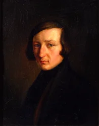 Portræt af forfatteren Heinrich Heine, 1840