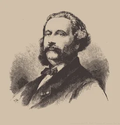 Portræt af komponisten Alfred Jaëll 1832-1882.