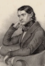 Portræt af komponisten Alfred Joly, 1850.