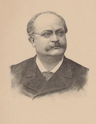 Portræt af komponisten Charles Lecocq 1832-1918.