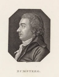 Portræt af komponisten Johann Rudolf Zumsteeg 1760-1802, ca. 1800.