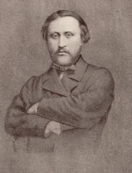 Portræt af komponisten Léon Kreutzer 1817-1868.