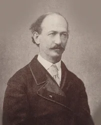 Portræt af komponisten Maurice Strakosch 1825-1887, ca. 1870.