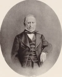Portræt af komponisten Saverio Mercadante 1795-1870.
