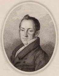 Portræt af komponisten Saverio Mercadante 1795-1870.