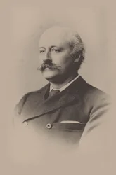 Portræt af komponisten Sir Charles Hubert Hastings Parry 1848-1918, 1891.