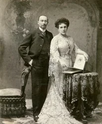 Portræt af lederen af forsamlingen af Moskva-adelen Pyotr Basilevsky 1855-1920