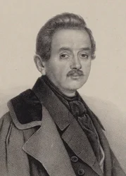 Portræt af komponisten Alexei Fyodorovich Lvov 1798-1870.