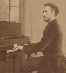 Portræt af komponisten Benjamin Godard 1849-1895, 1882.