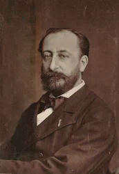 Portræt af komponisten Camille Saint-Saëns 1835-1921, 1880.