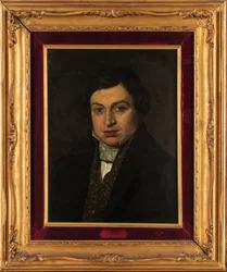 Portræt af komponisten Gioachino Antonio Rossini 1792-1868.