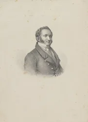 Portræt af komponisten Gioachino Antonio Rossini 1792-1868, 1826.